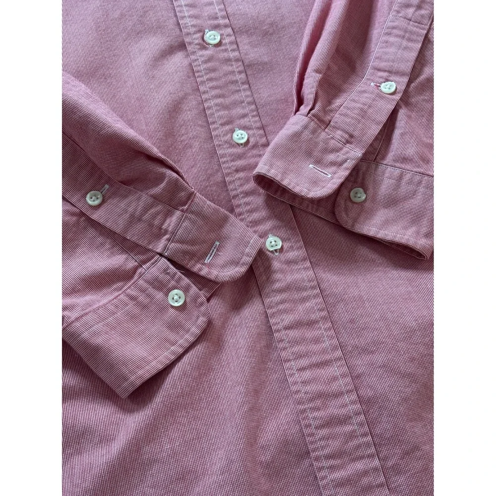Ralph Lauren Mens Blake Button Down Shirt XXL Cotton Long Sleeve Preppy Logo